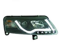 Paire De Phare Xenon LHD LED DRL Clair Noir Pour Audi A6 Typ 4F2 4F5 04-08