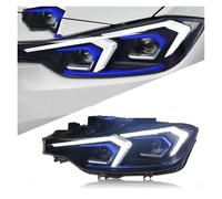 Paire de phares à LED compatibles avec les BMW Série 3 F30 et F35 (2013-2019) avec clignotants séquentiels.(Halogen,Left rudder,With AFS)