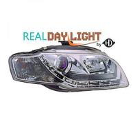 Paire De Phares À LED DRL LHD Clairs En Chrome Pour Audi A4 Avant 8E 04-07