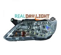 Paire De Phares À LED DRL LHD Clairs En Chrome Pour VW Tiguan 07-11