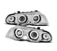 Paire de phares BMW serie 3 E46 Berline de 1998 a 2001 angel eyes chrome-27361161