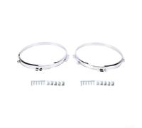 Paire de phares de 17,8 cm en alliage de métal chromé pour série 2 2 A 3, pour Range Rover jusqu'à 1985 et 1986-94, remplacement direct PRC7992 STC1485