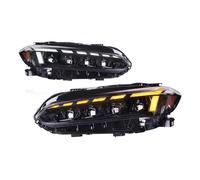 Paire de phares de voiture de style de voiture Compatible Pour Honda Civic FK7 FK8 FK1 FK4, pièces de phares de voiture, réglage de lumière, Plug And Play(B)