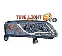 Paire De Phares Projetés LHD LED Lightbar DRL Clair Chrome Pour Audi A6 04