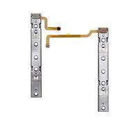 Paire de Pièces de Rechange pour Glissière Rail de Console Rail de Glissière Droite et Gauche avec Fixation de Câble Flexible Compatible avec Nintendo Switch NS