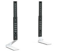 Paire de pieds Erard Fit-Up L Noir et Argent pour TV 20-50"