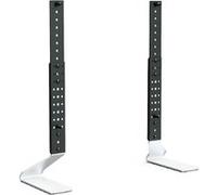 Paire de pieds Erard Fit-Up L Noir et Argent pour TV 20-50" Noir et Argent E