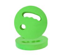 Paire de planches de natation flottantes en EVA pour enfants et adultes - 18 x 18 x 3 cm - Vert