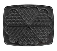 Paire de plaques pour 6 gaufres c?ur pour super 2 gaufres lagrange 030522