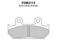 PLAQUETTES DE FREINS MOTO POUR FDB2113P HONDA CBR F2 600 91>94
