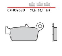 Paire De Plaquettes De Frein Arrière BREMBO YAMAHA WR F 400 99 > 00