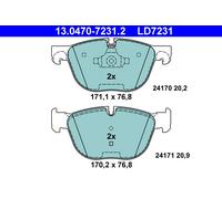 Paire De Plaquettes De Frein ATE 13.0470-7231.2, Frein À Disque Pour BMW