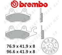 Paire De Plaquettes De Frein BREMBO Avant Pour SUZUKI LT-A F Quadmaster 500 00>