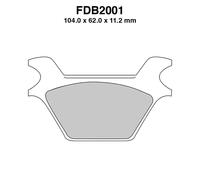 Paire De Plaquettes De Frein FERODO FDB2001P