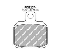 Ferodo Plaquettes de frein FDB2074ST frittées Clair