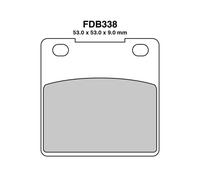 Paire De Plaquettes De Frein FERODO FDB338ST