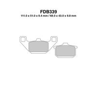 Paire De Plaquettes De Frein FERODO FDB339P