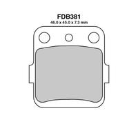 Paire De Plaquettes De Frein FERODO FDB381SG