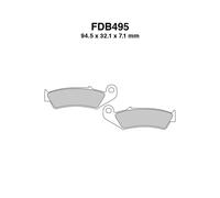 Paire De Plaquettes De Frein FERODO FDB495SG