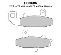 FERODO Plaquette de frein FDB 606 P