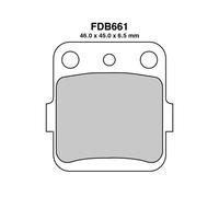 Paire De Plaquettes De Frein FERODO FDB661SG