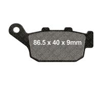 Ebc Fa-v Series Fa496v Sintered Brake Pads Noir