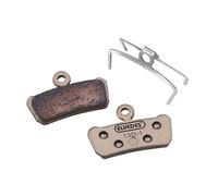 Paire de plaquettes de frein vélo métaliques Elvedes SRAM Guide / Avid XO Trail Bleu