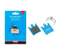 Paire de plaquettes de frein vélo organic Elvedes Hope Moto V2 Bleu