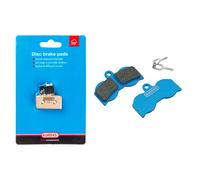 Paire de plaquettes de frein vélo organic Elvedes Hope XC 4-Piston Bleu