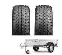 PAIRE de pneus 195 55 R10C 98/96P 8PR VEERUBBER VTR330 caoutchouc chariot DOT...
