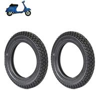 Paire de pneus Union 2.75-9 pneus compatibles avec Vespa Vespa 50 Special pneus noirs renforcés