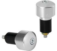 Paire de poids d'extrémité de guidon cylindriques en aluminium Lampa