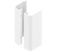 Poignée aileron de porte battante - hauteur 200 mm - alu blanc - 6821 LA CROISÉE DS