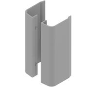 Paire de poignée aileron 250 mm aluminium laqué gris RAL9006 LA CROISEE DS DS6823-P007