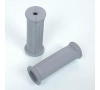 Paire De Poignée Grise 100mm Rsm Pour Mobylette Mbk 50 Av3 Neuf