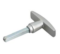 Paire de poignées alu argent/olive noire - WSS - 16580000114