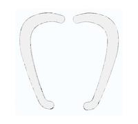 Paire de poignées Austral + kit fixation ALMA - Ral 9010 Blanc - 7010-9010