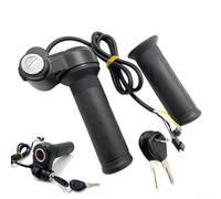 Paire de poignées d'accélérateur électriques avec fil pour vélos et scooters, offrant un réglage de la vitesse fluide et un design antidérapant