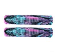 Paire de poignées de brouette en caoutchouc avec poignée antidérapante pour chariot de jardin, tubes de rechange de 22 mm de diamètre intérieur, couleur noire (N)