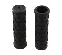Paire de poignées de guidon de vélo en caoutchouc antidérapant 22 mm absorbant les chocs confortables et souples pour VTT, vélo de route, accessoires de cyclisme de 102 mm de long (noir)