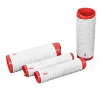 Paire de poignées de guidon en silicone antidérapantes et résistantes aux | La construction en silicone souple absorbe les vibrations et réduit la fatigue de la main pendant les longs trajets.