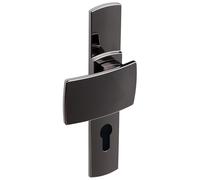 Paire de poignées de porte à tirage extérieur pour porte palière Vachette ARTIS diamant noir