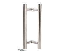 Paire de Poignées de Tirage "KLOSE besser" / Bâton Maréchal - 400 mm- "Oblique "- Inox 304 -