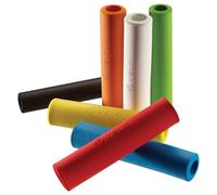 Paire De Poignées De Vélo 130Mm 100% Silicone Ultraléger Vert Pour Vélo