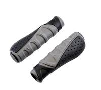 Paire de poignées ergonomique avec bouchons Clarks Cycle Systems Noir