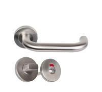 Paire de Poignées KLOSE besser sur Rosaces ELSA "en U" inox 304 - +1 Paire de rosaces condamnation + voyant