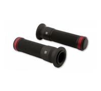 Paire de poignées moto Alu Rouge MARANO 22mm