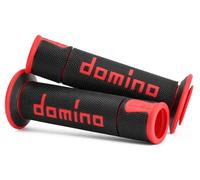 Paire de poignées rouge/blanc de course