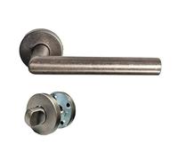 Paire de Poignées sur Rosaces "ANTIQUE ARGENT"- KLOSE besser Inox 304 SILVER - +1 Paire de rosaces condamnation
