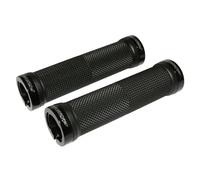 POIGNEE VELO PROGRIP 999 LOCK ON SIMPLE AVEC ANNEAUX COULEUR NOIR 125MM (PR)